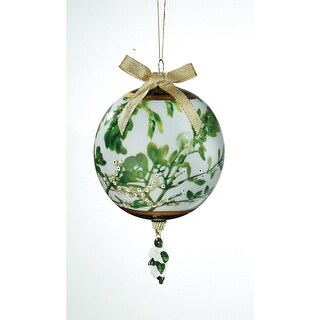 Shop Porcelain Mistletoe Kissing Ball Holiday Christmas Tree