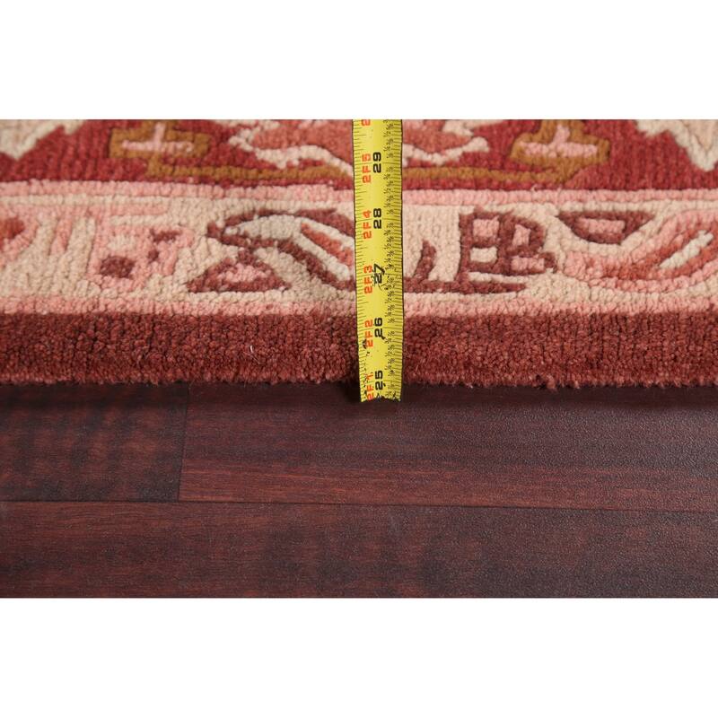 Nepalese Vegetable Dye Oriental Area Rug Hand-knotted Wool Carpet - 5'0" x 8'6"