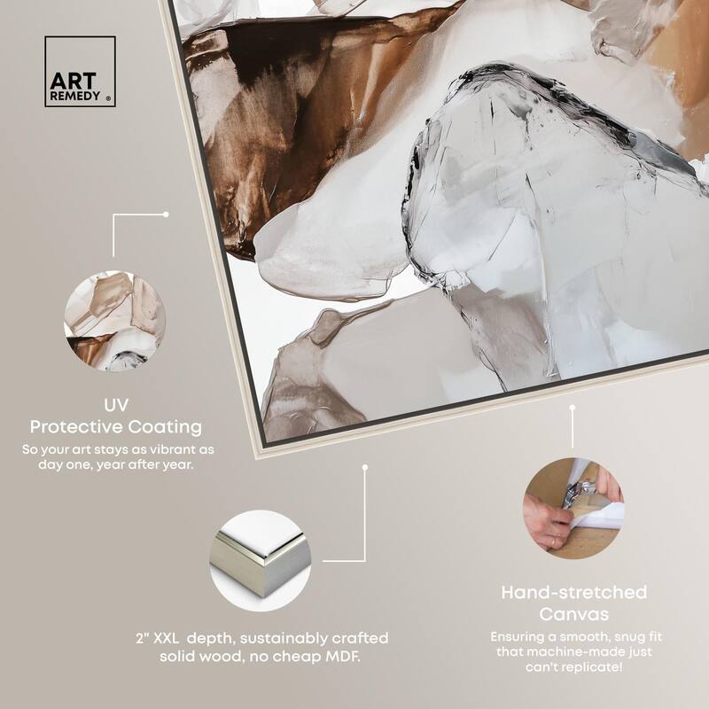 Sedimentary Hues II Canvas by Art Remedy