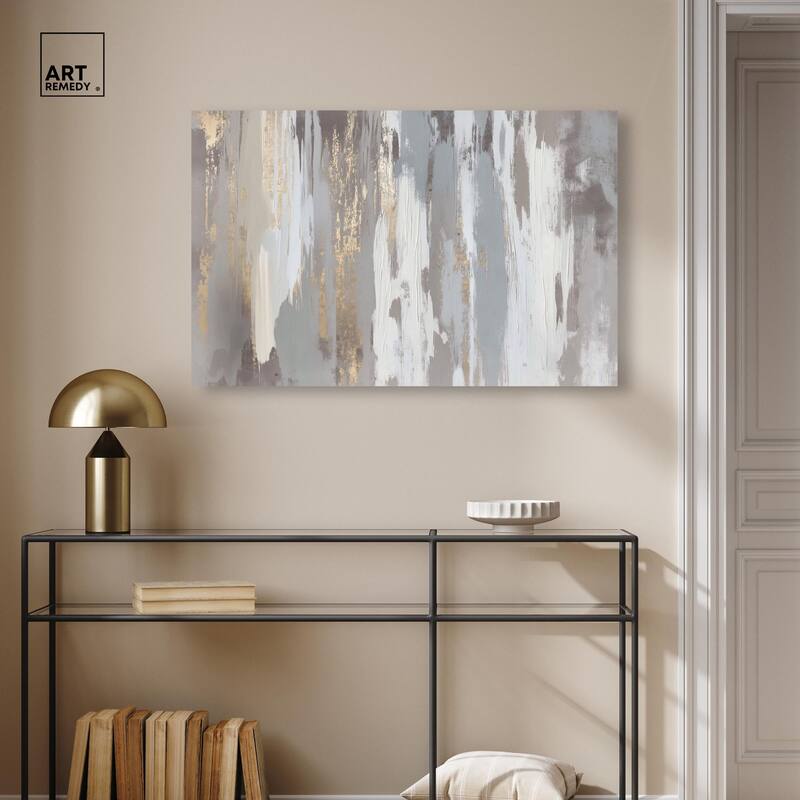 Flooding Gold II Canvas by Art Remedy, Gallery Wrapped