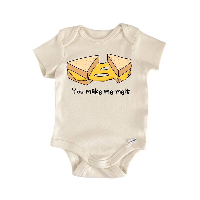You Make Me Melt Best Friends Bff Bestie Valentine's Day - Baby Boy Girl Bodysuit - Pink - 0-3M