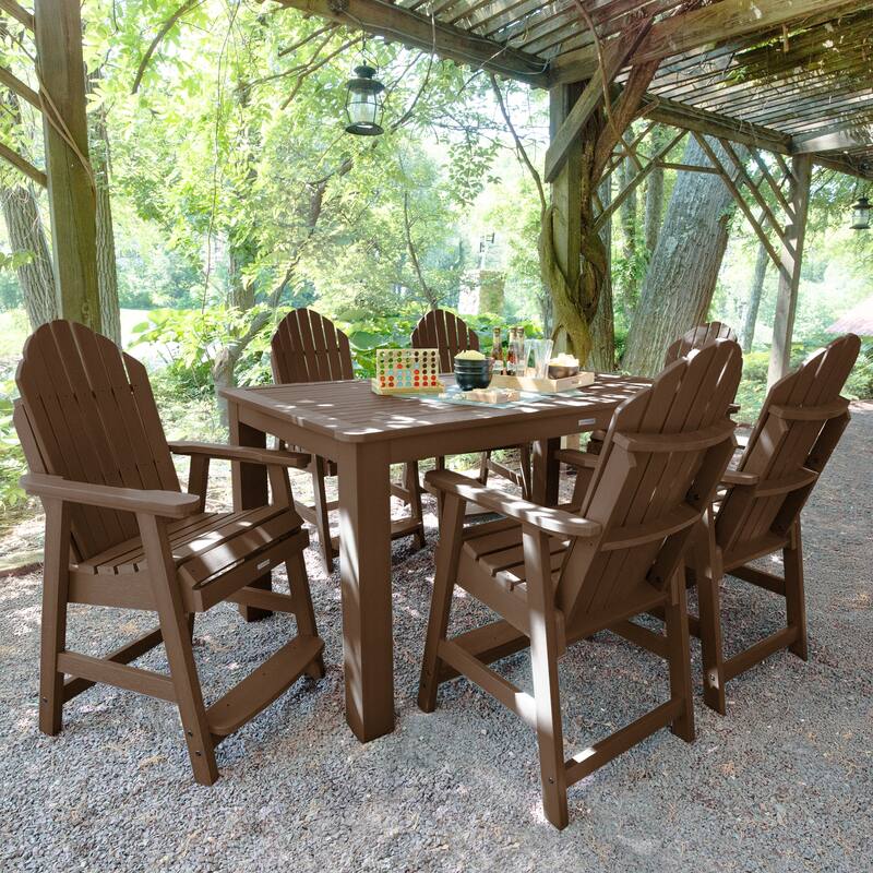 Hamilton 7-Piece Outdoor Dining Set - 42" x 72" Table, Counter-height