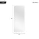 preview thumbnail 70 of 165, Modern Freestanding Full Length Rectangular Floor Mirror