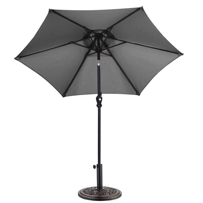 Autlaycil 7.5ft Outdoor Patio Umbrella with Tilt & Crank Base included