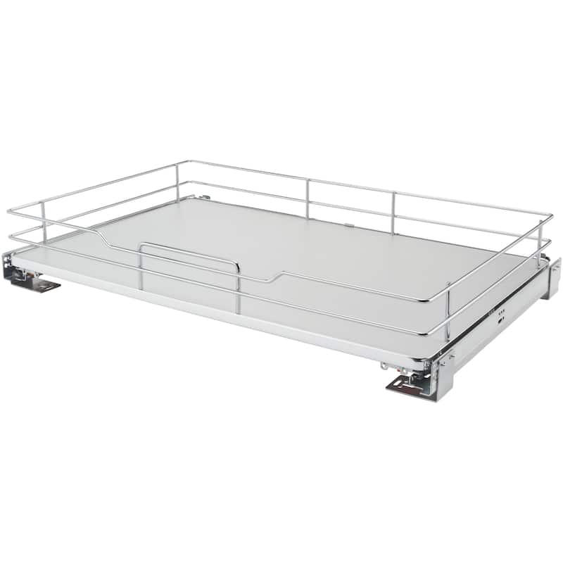 Rev-A-Shelf 5330 Series 32-1/2 Inch Pull Out Cabinet Organizer Basket