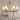 6-Light Classic Chandelier Pendant Fixture with White Shades for Elegant Interior Lighting