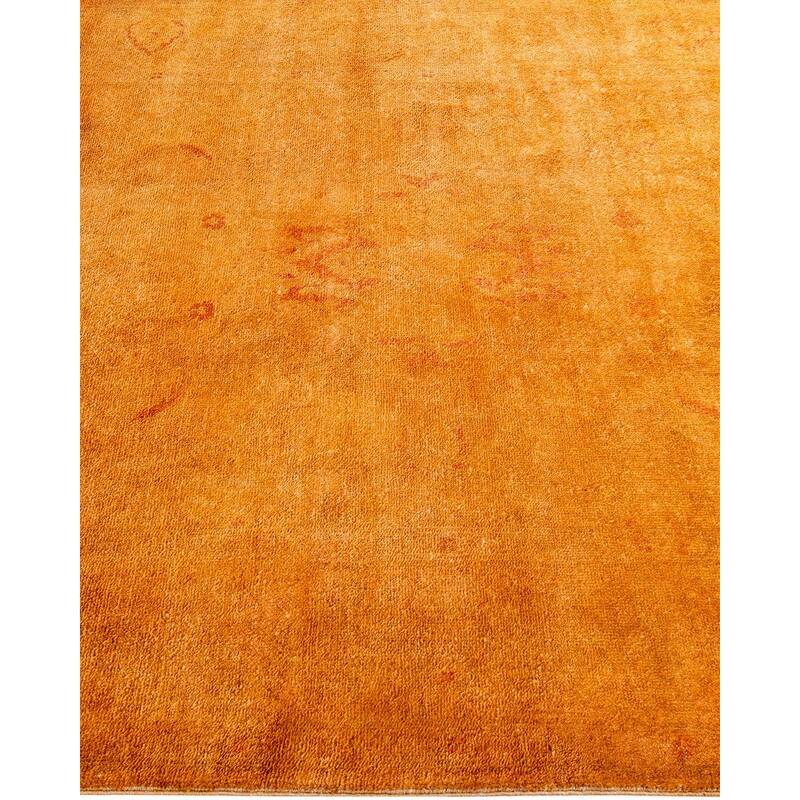 Vibrance, One-of-a-Kind Hand-Knotted Area Rug - Gold, 4' 2" x 6' 3" - 4' 2" x 6' 3"