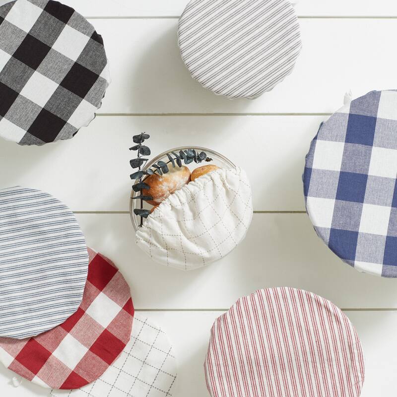 DII Asst Stone Farmhouse Woven Dish Cover (Set of 3)
