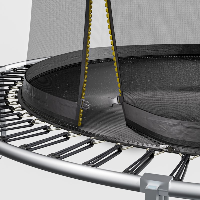 6FT Springfree Trampoline with Safety Net and Bungee System No Gap Design