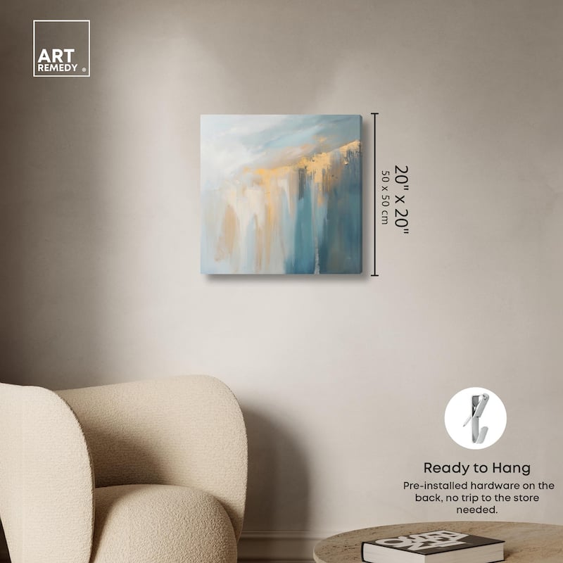 Golden Tears I Canvas by Art Remedy, Gallery Wrapped