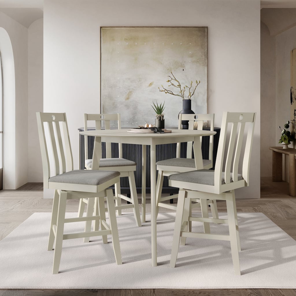 CraftPorch Mid Century Swivel Counter Dining Set