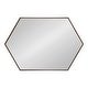 preview thumbnail 50 of 90, Kate and Laurel Rhodes Framed Hexagon Wall Mirror