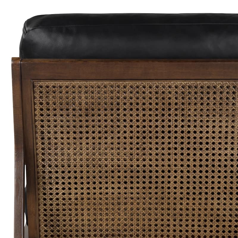 Metro - Carmelo Genuine Leather Accent Chair