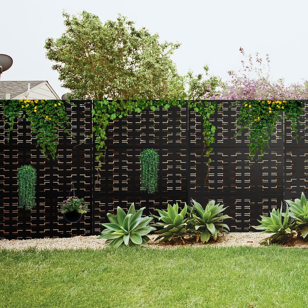 Outdoor Privacy Screen Panel Free Standing Bricks - 72*47