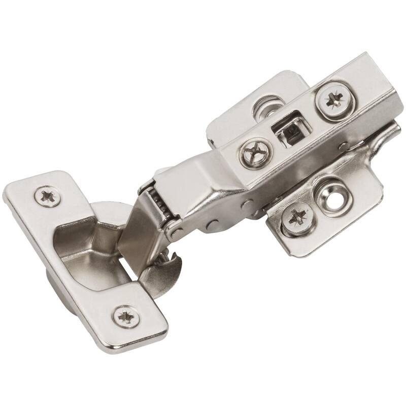Amerock BP9238SLFR Half Overlay Frameless Self Close Euro Concealed - Nickel