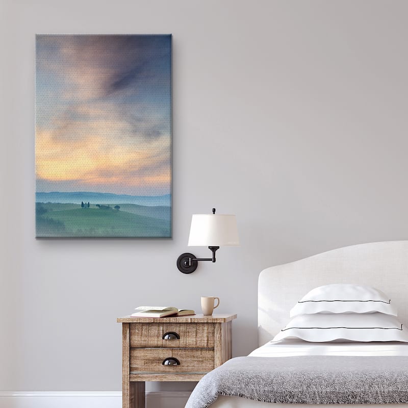 Capella di Vitaleta by Andy Mumford Canvas Art Print
