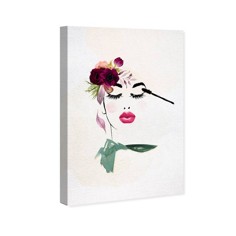 Wynwood Studio Fashion and Glam Ava's Dream White and Glam Wall Art Canvas Print