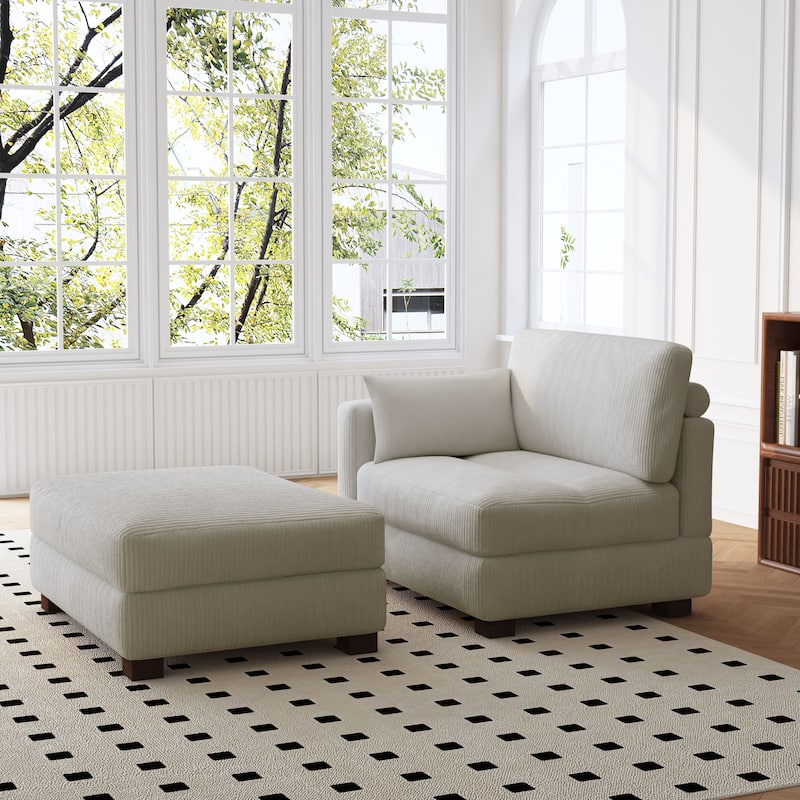 Modern Chaise Lounge Modular Sectional Sofa