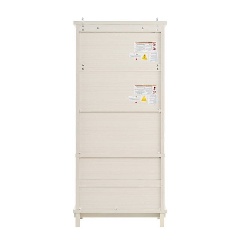 Farmhouse 70" Tall Kitchen Pantry Cabinet,Freestanding Wooden Kitchen Cupboard with 6 Door Shelves and 3 Drawers