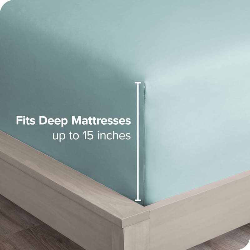 Bare Home 2-Pack Microfiber Fitted Bottom Sheets
