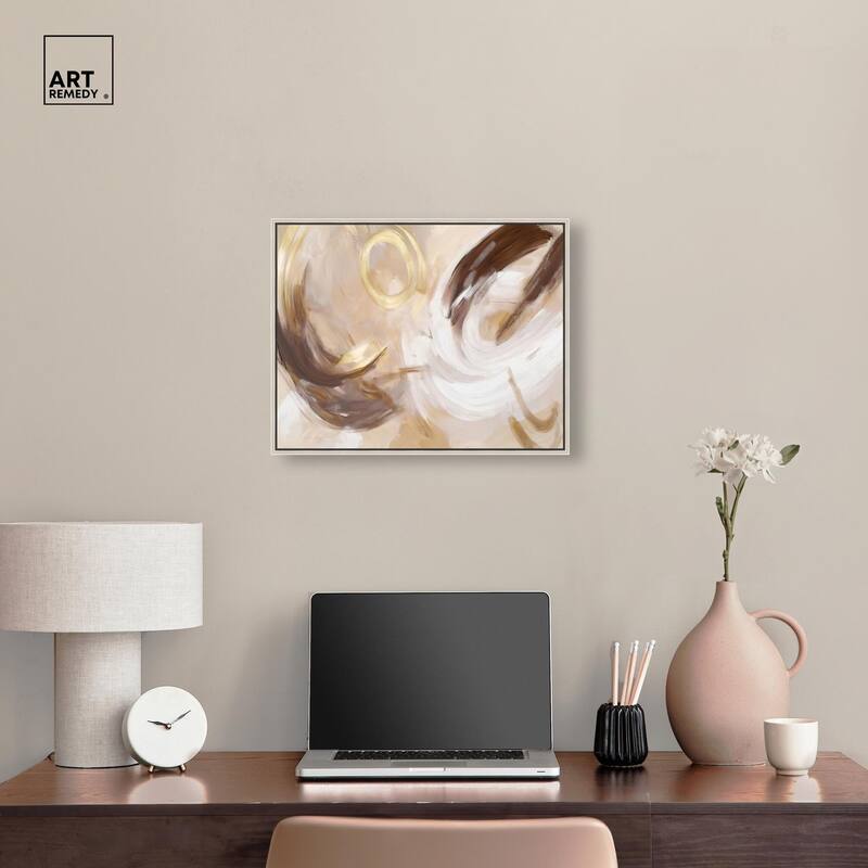 Dreamy Swirls II Canvas by Art Remedy