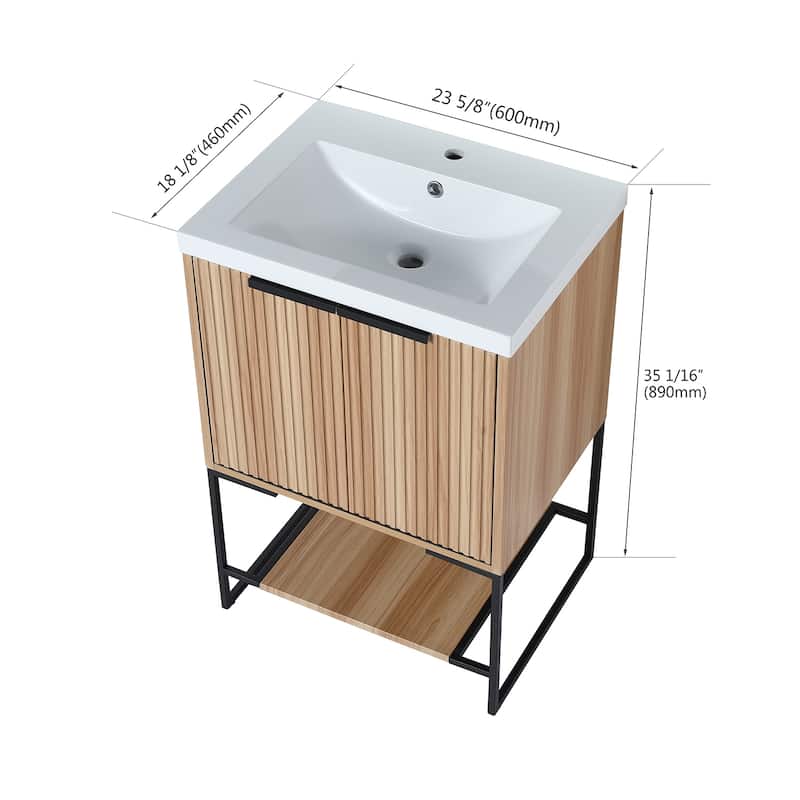Topcraft Freestanding Bathroom Vanity with Sink