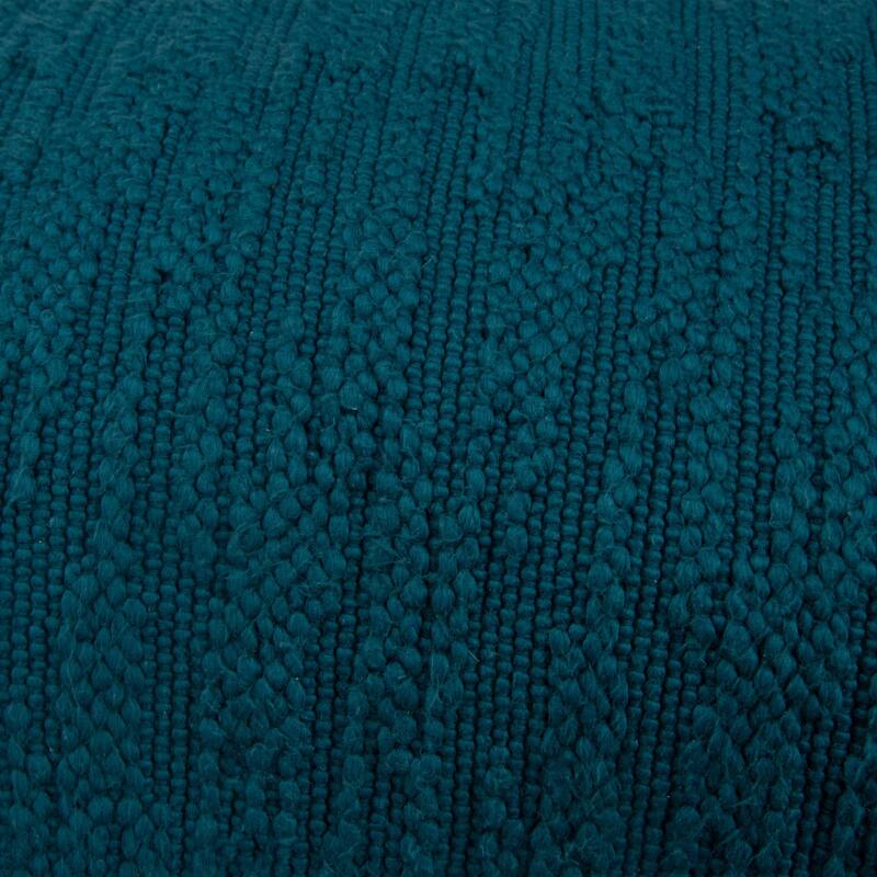 Rizzy Home Woven Dimensional Solid Throw Pillow