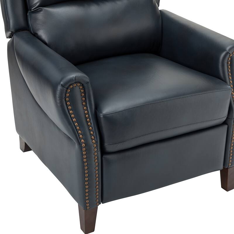 Alicia 32.68" Wide Genuine Leather Manual Recliner