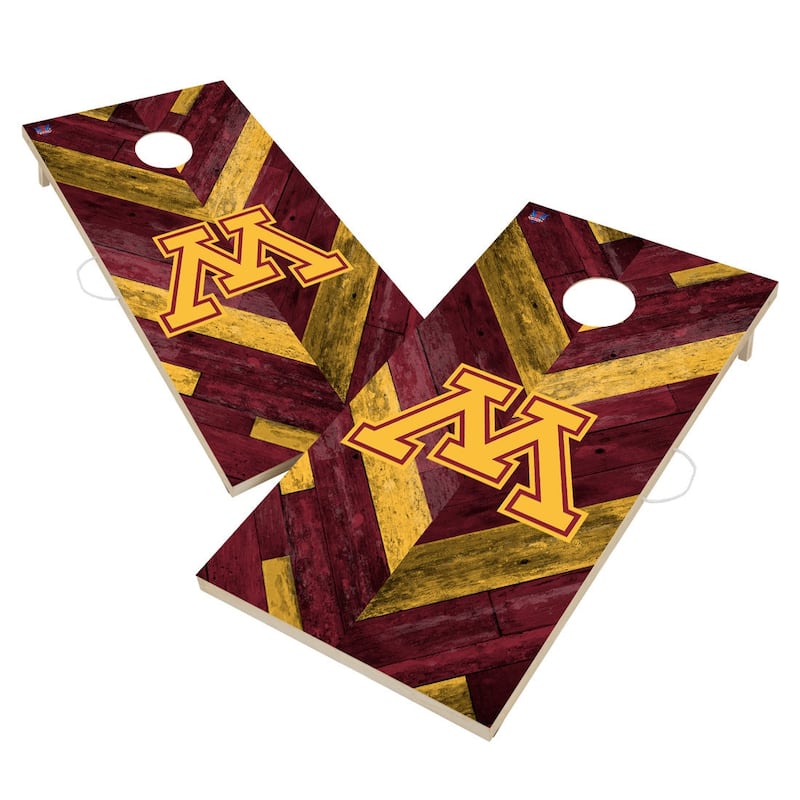 Minnesota Golden Gophers Regulation 2x4 Cornhole Boards - V1 - Include Carrying Case