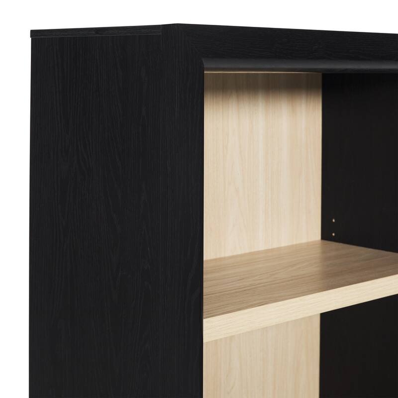 Walker Edison Modern Wood Open Bookshelf