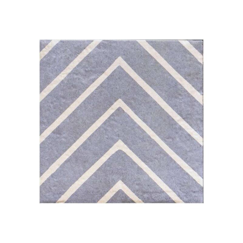 Verity Woven 8x8 Matte Porcelain Encaustic Tile - Floor, Wall, Backsplash