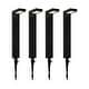 preview thumbnail 9 of 22, C Cattleya 16inch Low Voltage Black Aluminum LED Outdoor Landscape Path Lights 4-Pack
