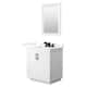 Option White, Black Trim, Giotto Quartz Top