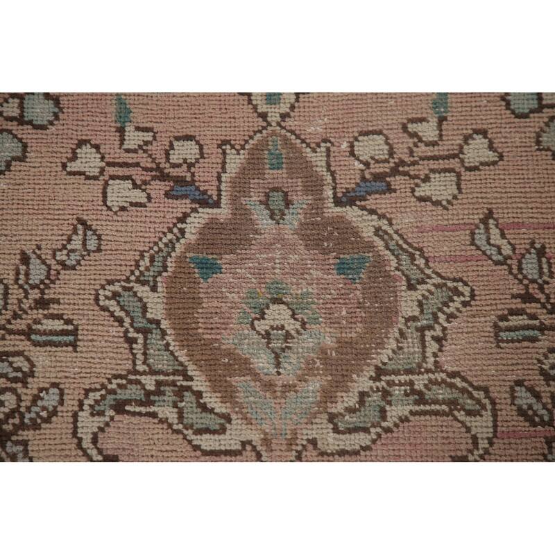 Tabriz Persian Vintage Area Rug Hand-knotted Wool Carpet - 8'10" x 12'10"