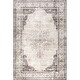 preview thumbnail 2 of 14, Nuloom Winnie SplashGuard Distressed Medallion Machine Washable Area Rug