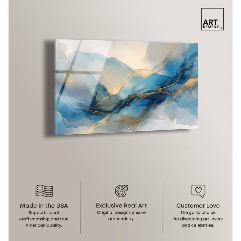 Postmodern Flow II Acrylic by Art Remedy, Ready to Hang