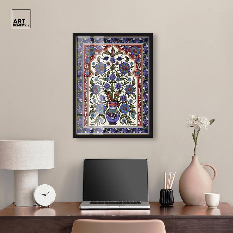 Royal Vase Bloom Shadowbox by Art Remedy