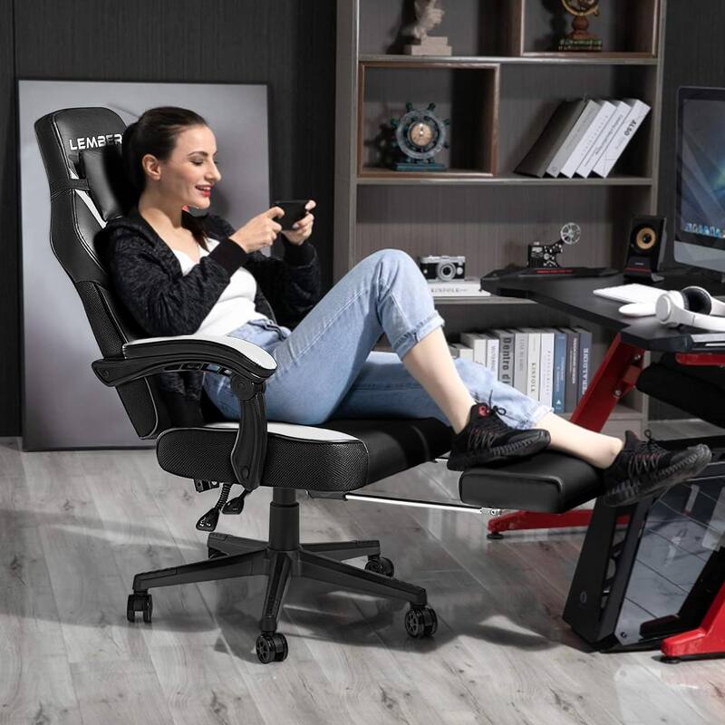 BOSSIN Racing Style Gaming Chair,300 lbs Big and Tall gamer chair High Back Computer Chair