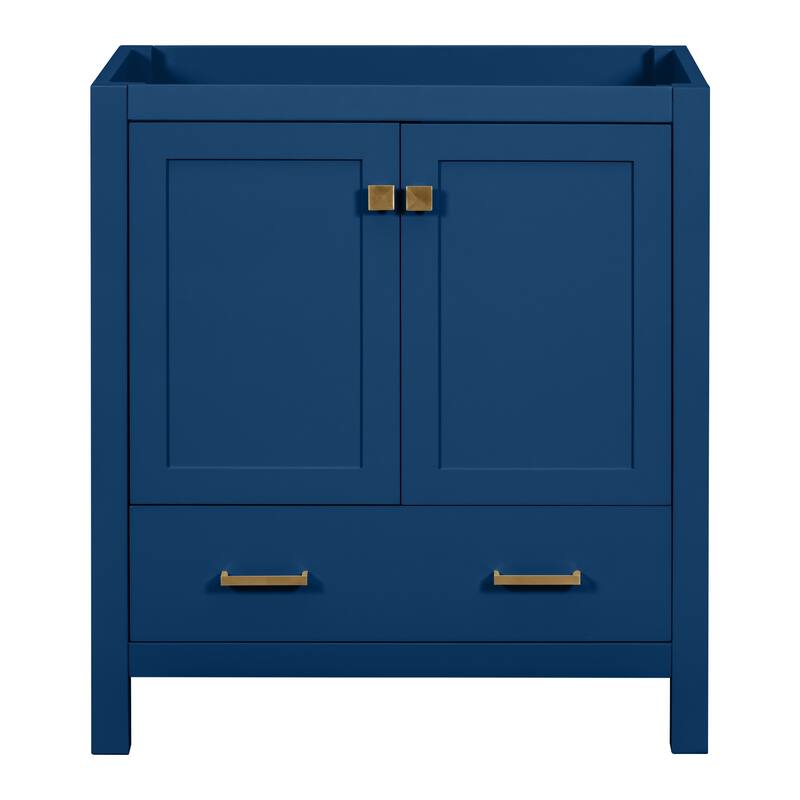 30 inch MDF Freestanding Bathroom Vanity without Top with Soft-Close Drawer