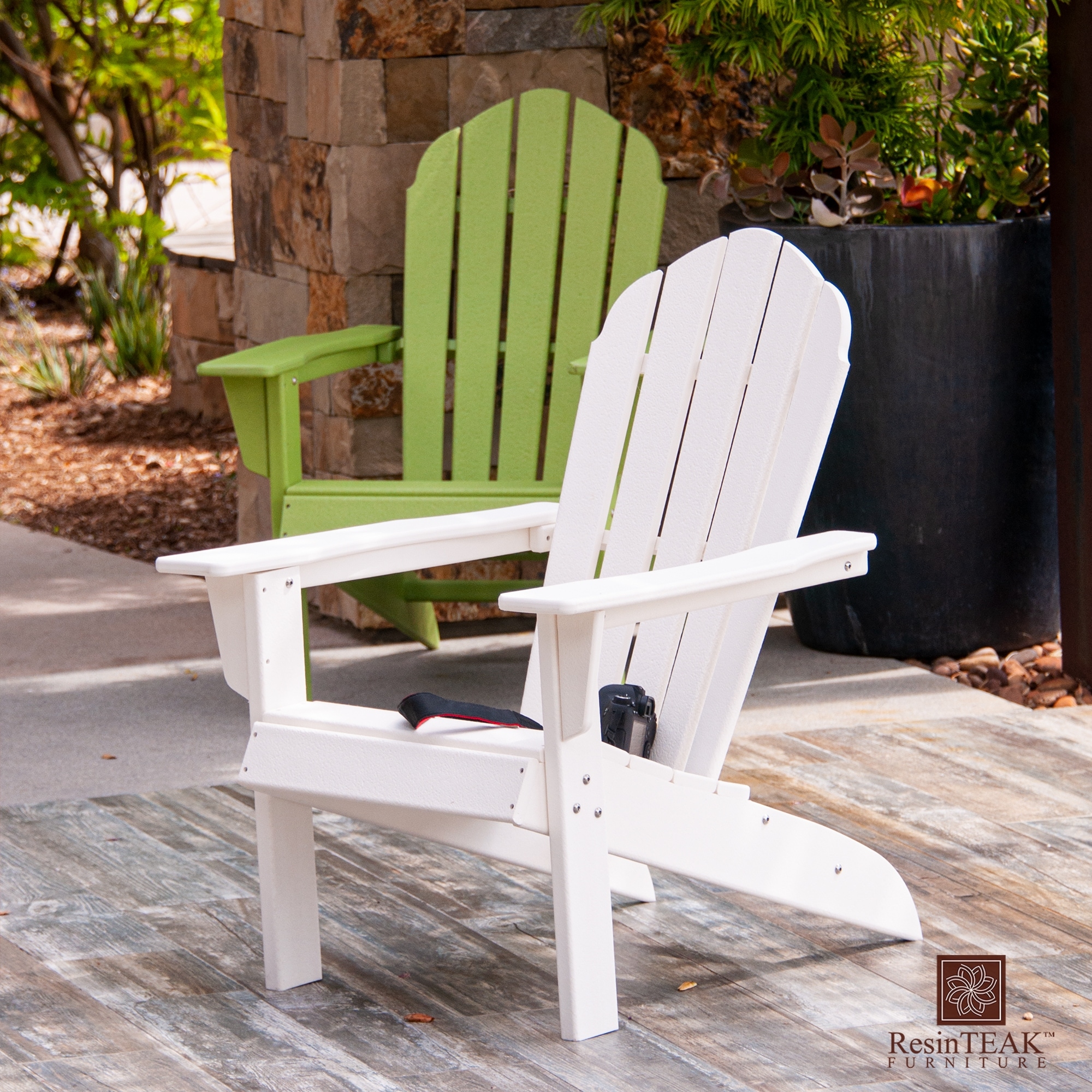 Resin teak best sale adirondack chair