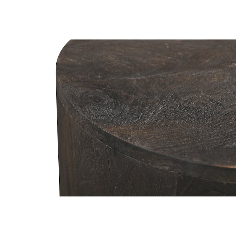 Caden Wood Drum Coffee Table