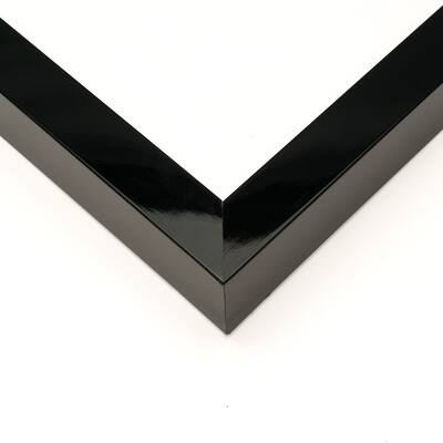 21x7 Shadow Box Frame Black | 1.625 inches Deep Real Wood Contemporary