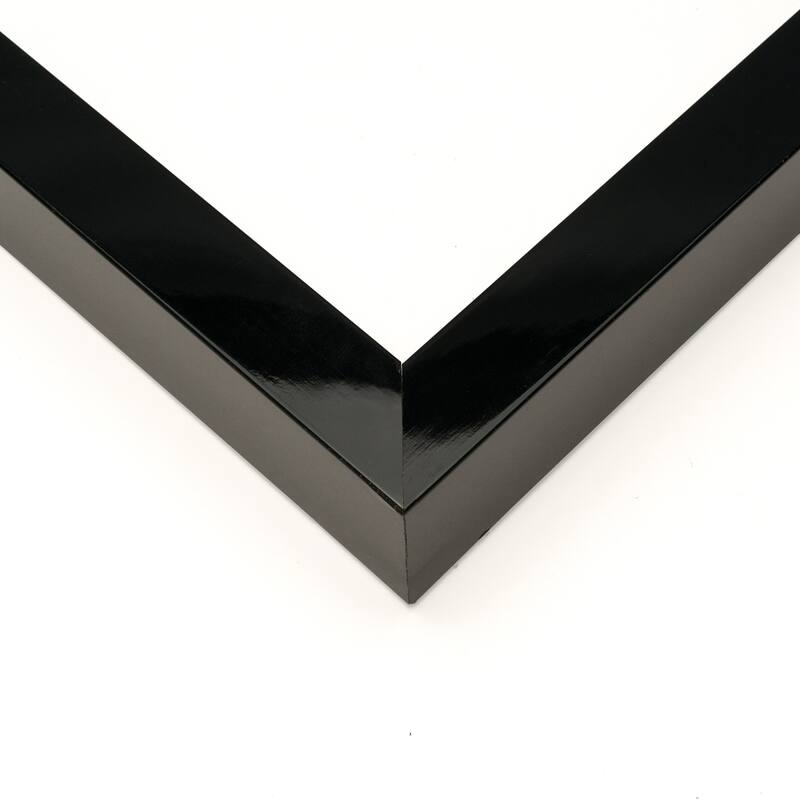 7x10 Shadow Box Frame Black | 1.625 inches Deep Real Wood Contemporary