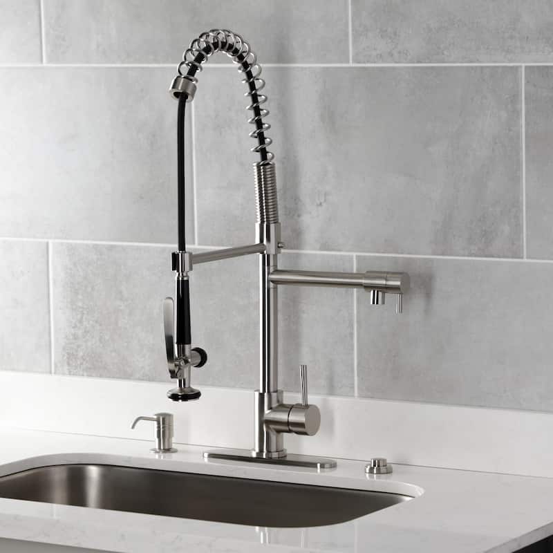 Milano Straight Nozzle Metal Soap Dispenser