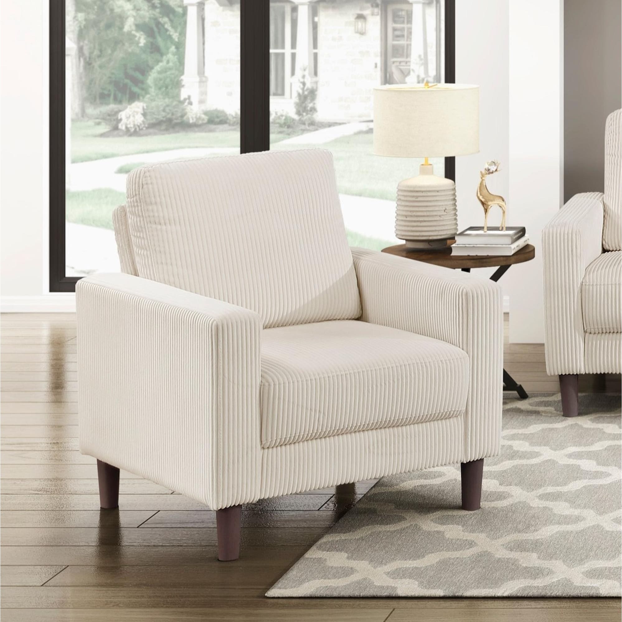 Modern Contemporary Upholstered Accent Armchair