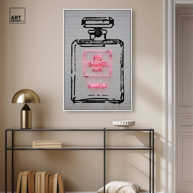 Parisian Perfume Canvas by Art Remedy