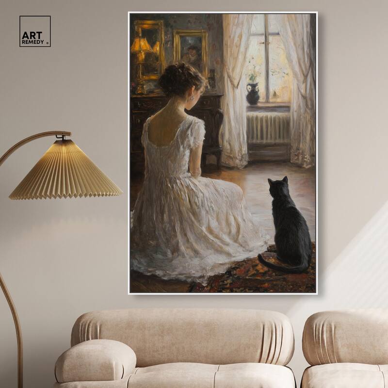 Her Faithful Companion Canvas by Art Remedy
