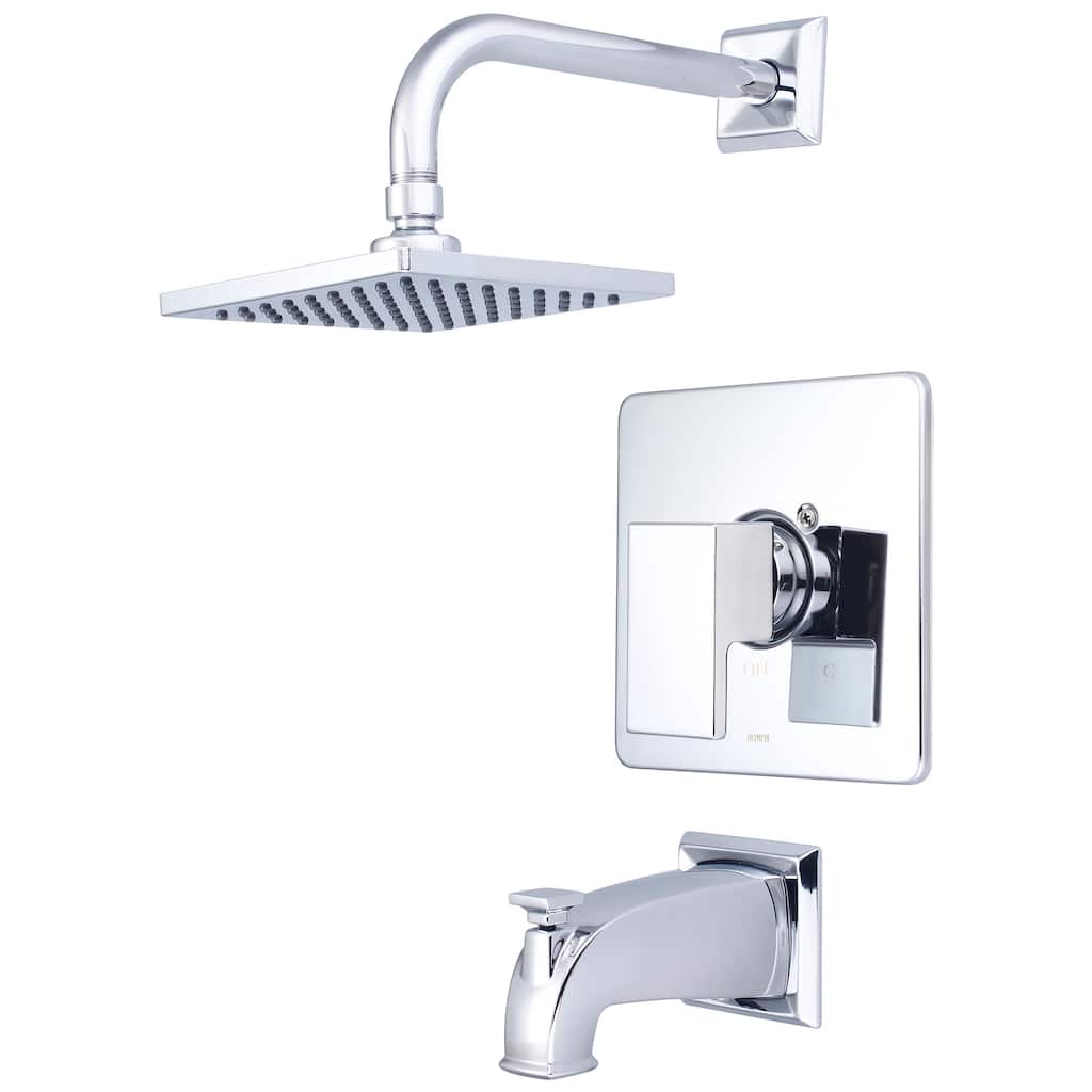 Pioneer Faucets Mod Tub and Shower Trim Package with 1.75 GPM Single