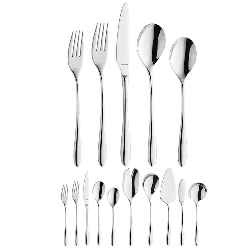 Amefa Cuba 45 Piece Flatware Set - Silver - Service for 8