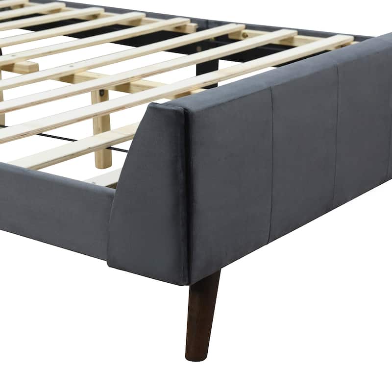 Queen Size Upholstered Platform bed